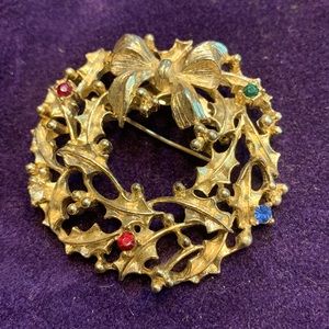 Vintage J&J  Christmas wreath brochure.